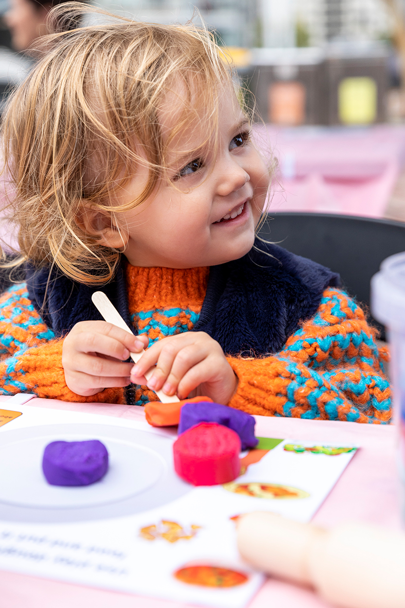Little foodies enjoy school holiday fun at Fed Square 