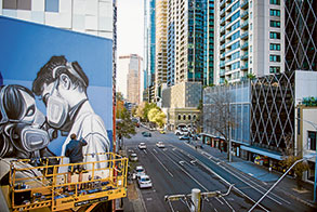 Street art unites in time of isolation