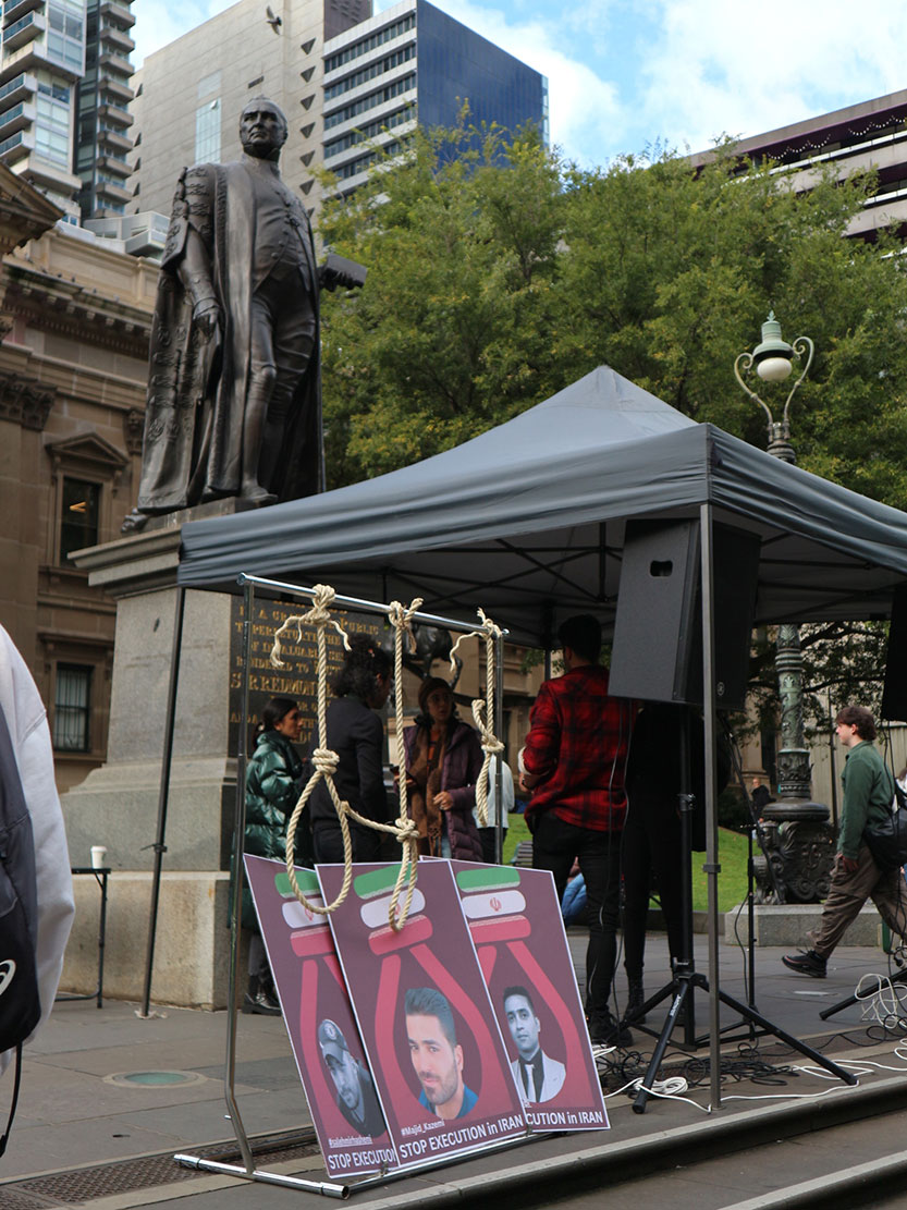 Melbourne’s Iranian community protests after executions of three men