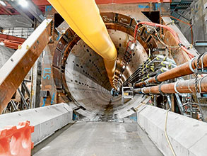 Tunnelling in full swing