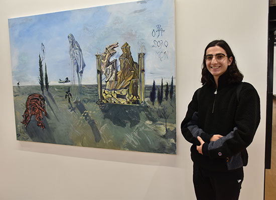 Artist makes his CBD debut