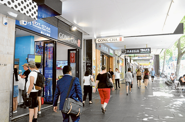 Asian retailing is booming in the CBD