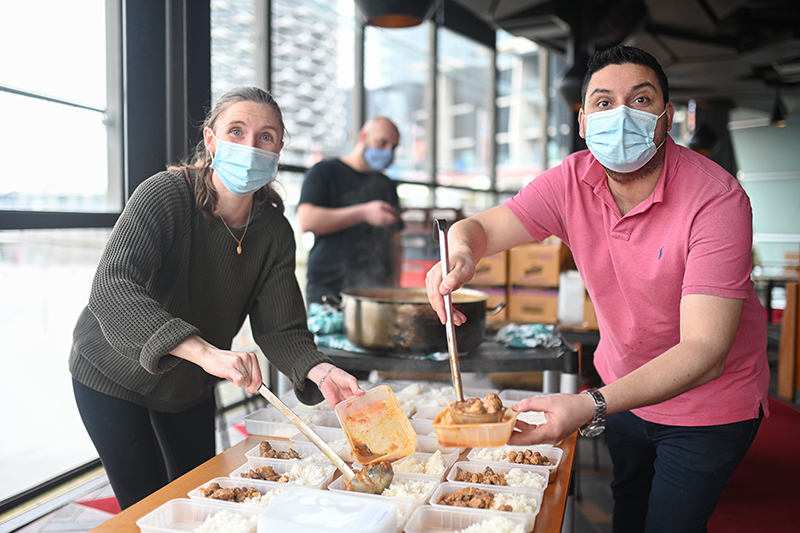 Cooking for a cause: Berth and Cargo dish up 1000 meals for the homeless