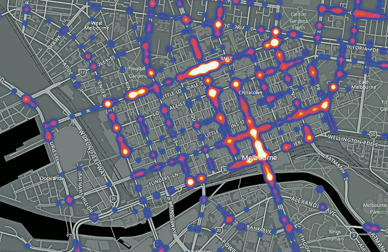 Bike crash hotspots