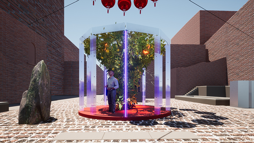 New public art installation an “organic sensory oasis” where plants come alive