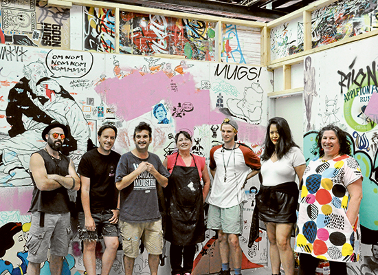 Blender finds new lane for street art