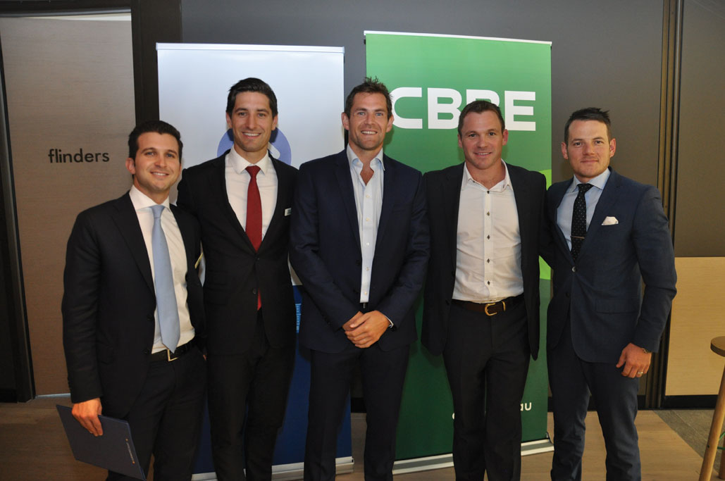 CBRE successfully mix footy and property