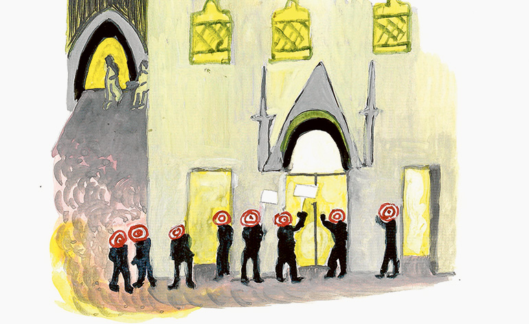Anger mounting after collapse