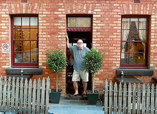 Former local reunites with his old home