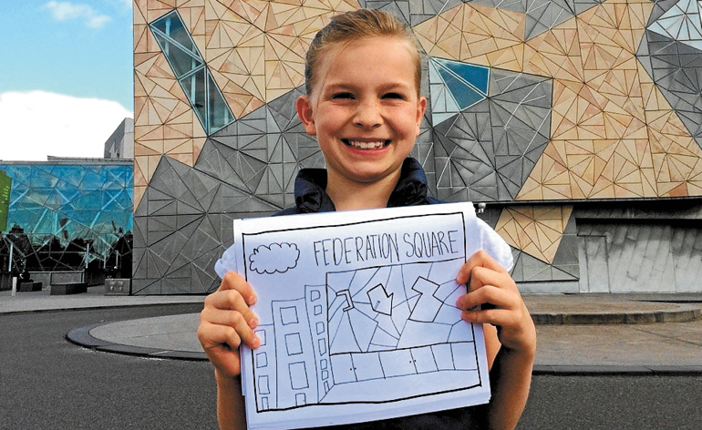 Kids colour the city