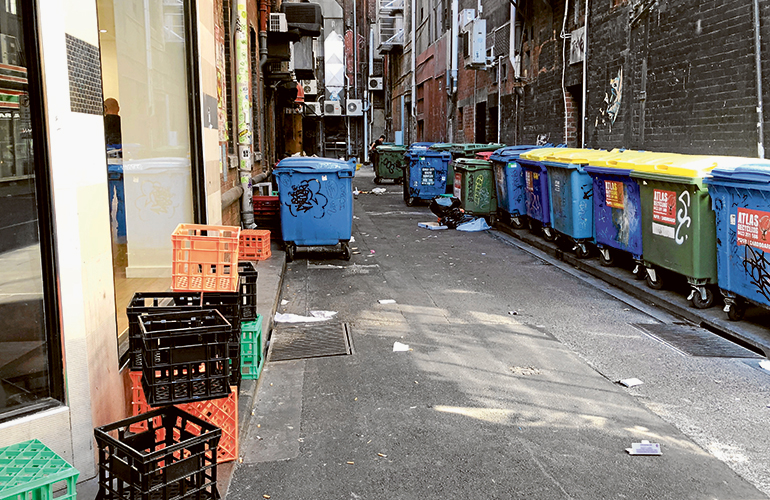 Laneways are not all green