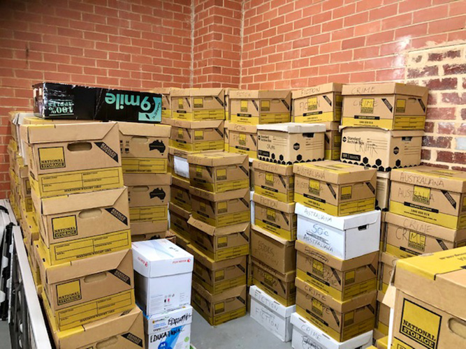 Books, books, books … 7000! Bargain basement prices