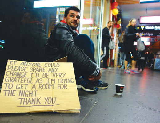 More people sleeping rough