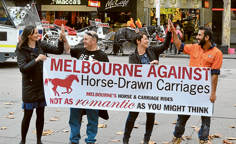 No permits for horse-drawn carriages