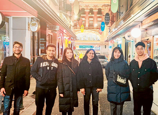 International students reach out to residents