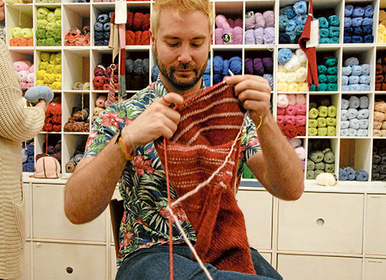 Unwinding with some wool