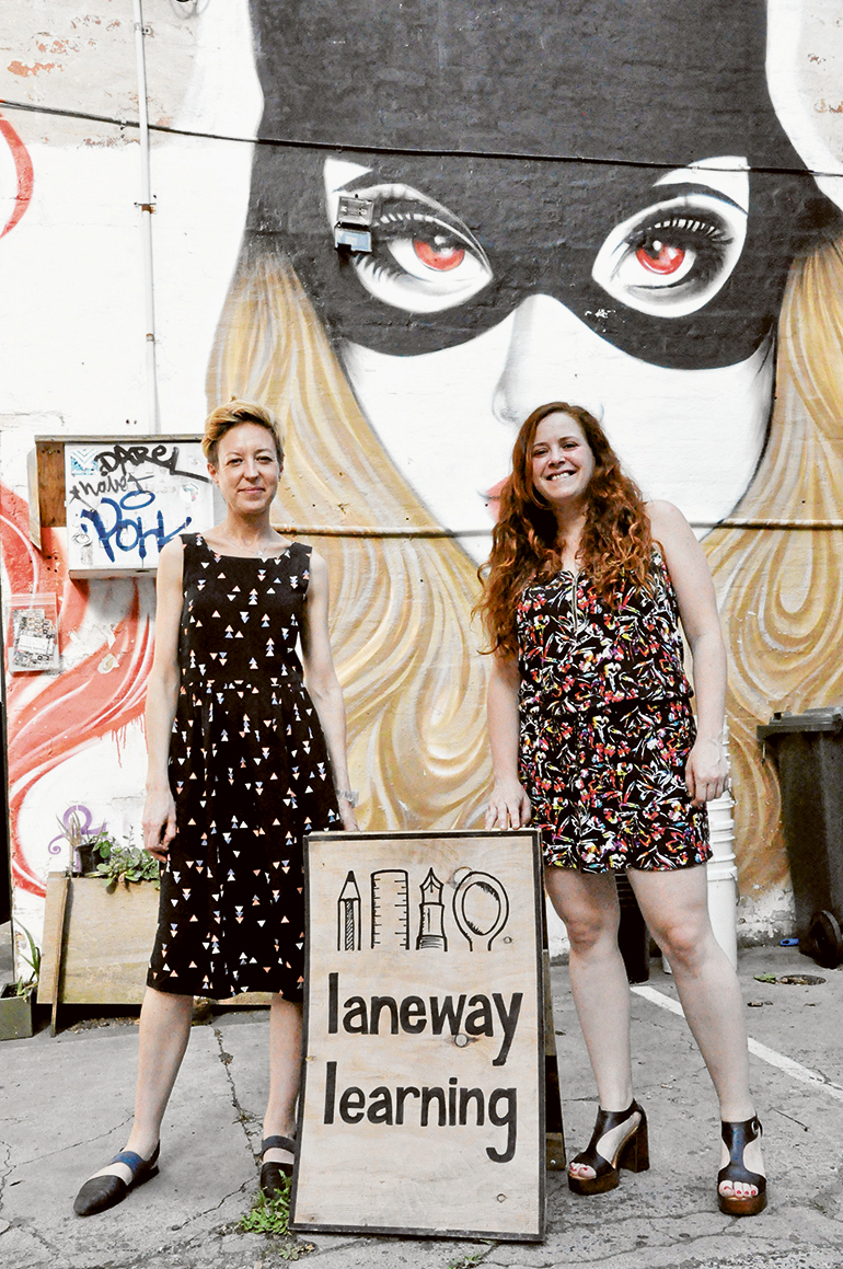 Learn something new in a laneway