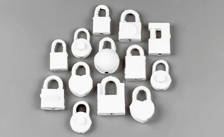Love-locks become art