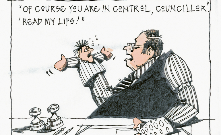 Where is the real power at Town Hall?