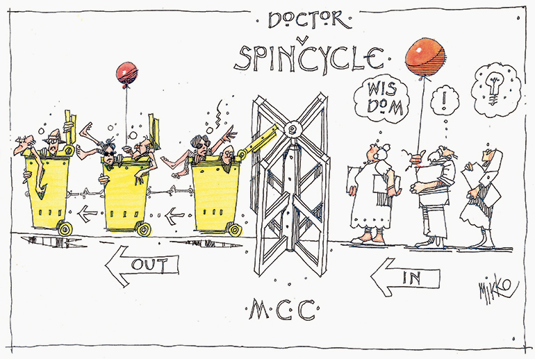 Revolving door for spin doctors