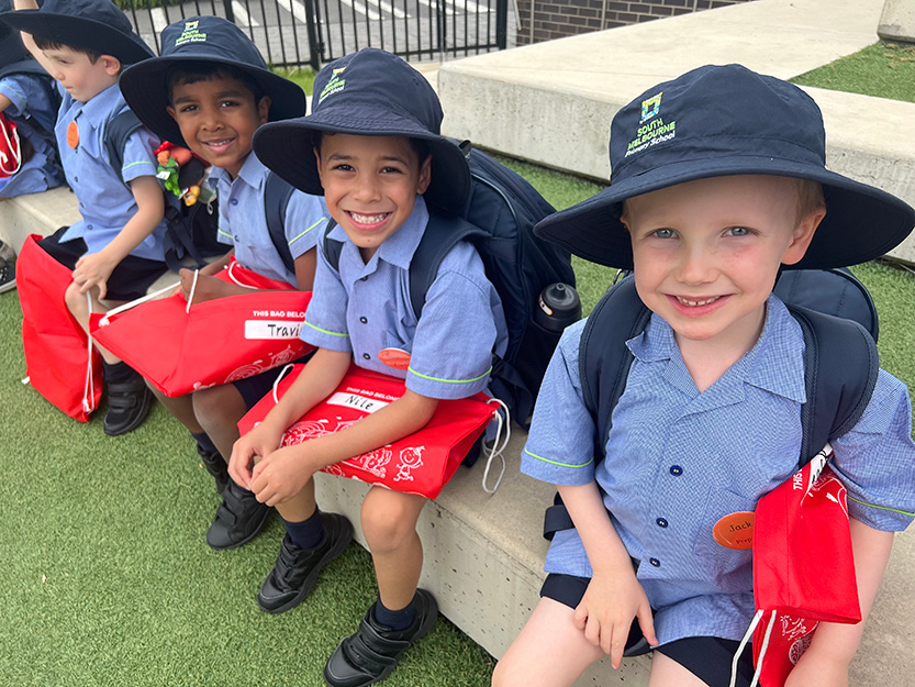 Buzz of excitement as Preps start their first day of school