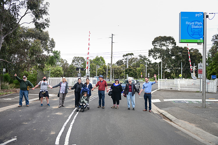 Locals call for upgrade of “death-trap” Royal Park crossing