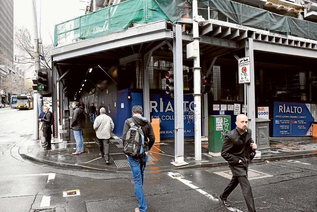 Walls go up on CBD space