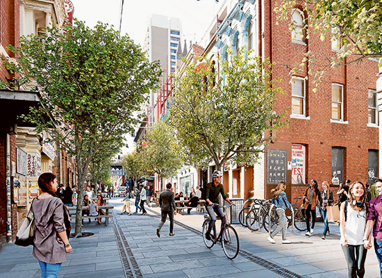 Pedestrians take priority in new strategy