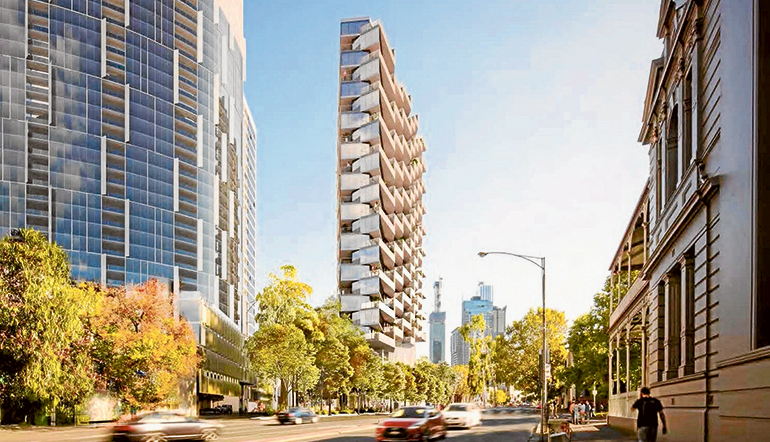 New tower on Victoria St