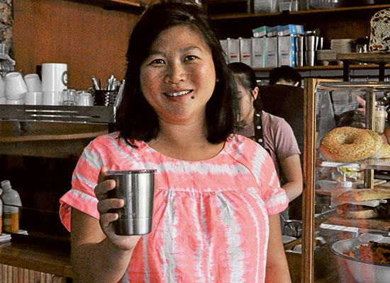 Coffee minus the footprint