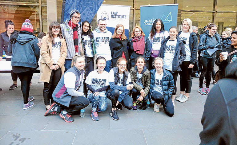 Hundreds walk for justice