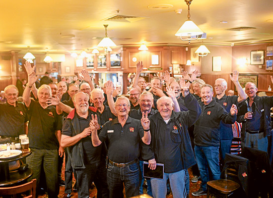 Singing in the Pub with the Australian Welsh Male Choir
