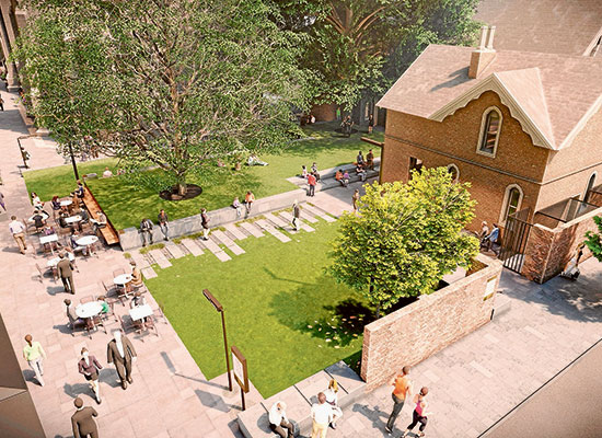 New green Wesley Place