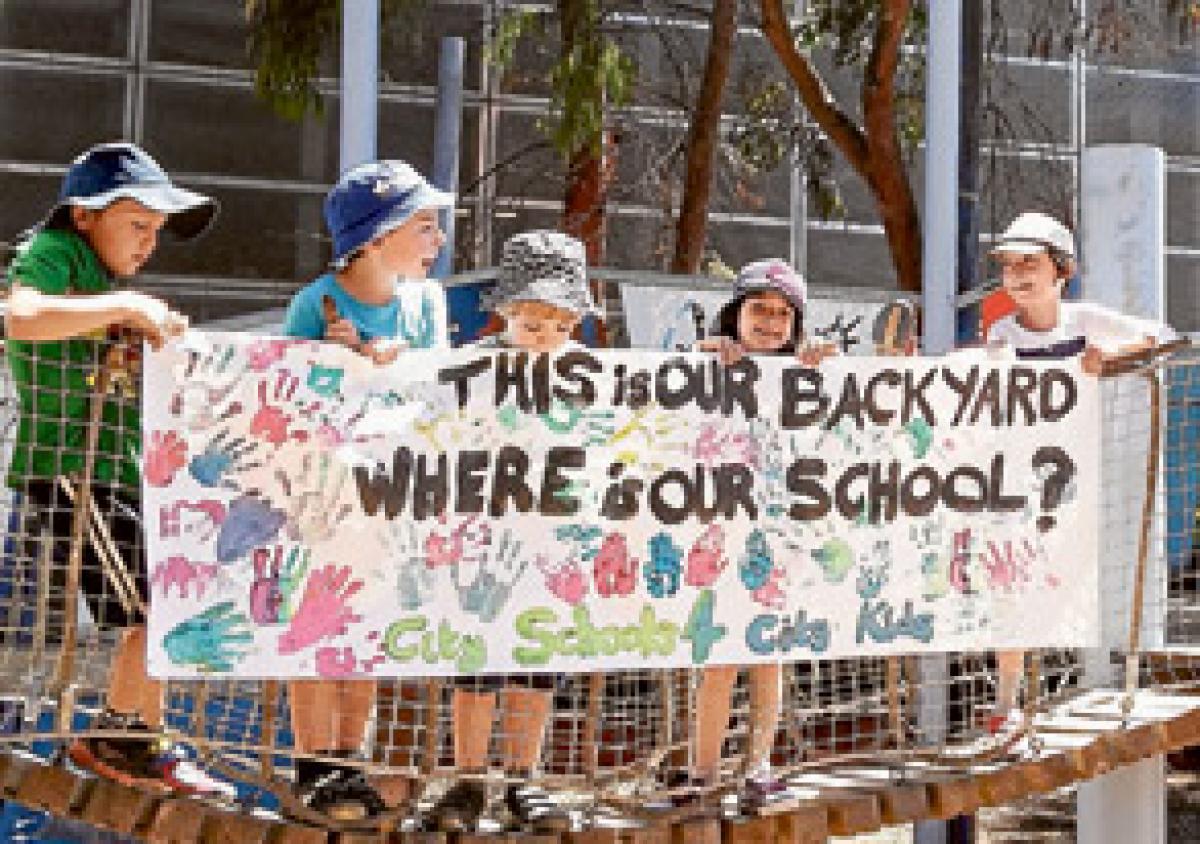 No funding for local, public school