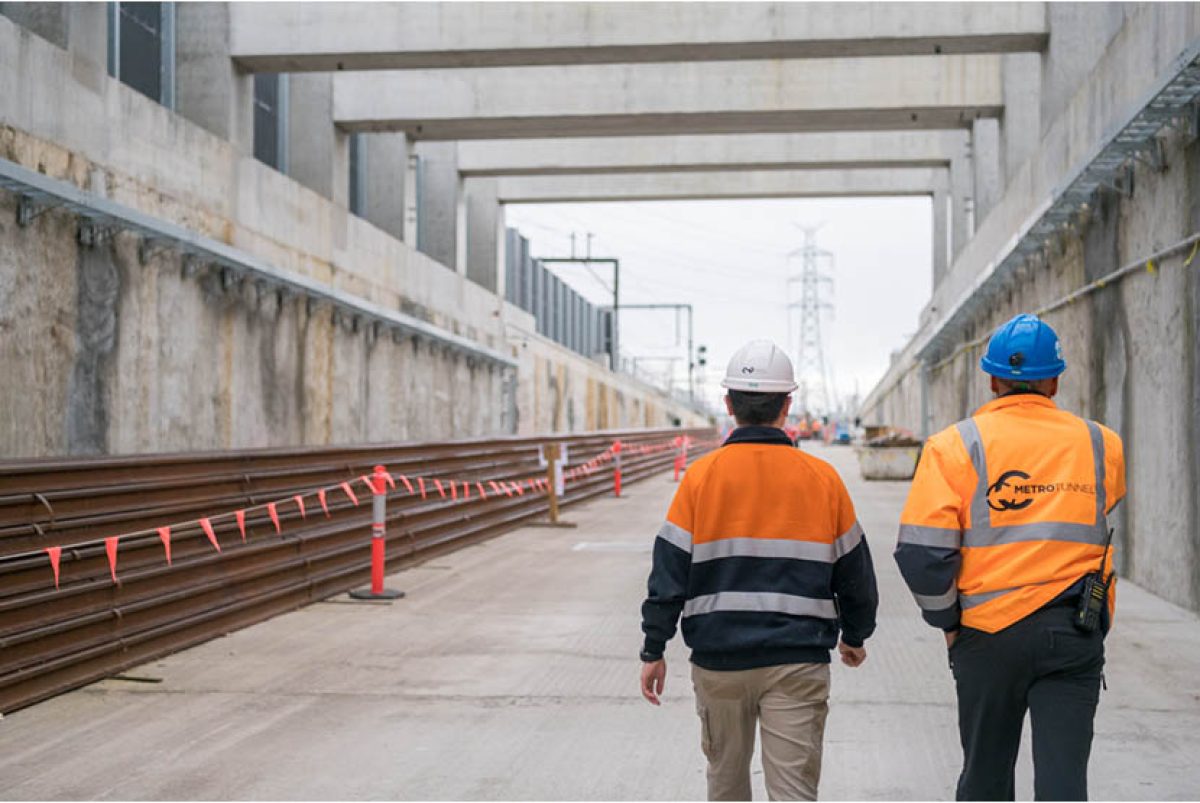 Final rail delivery to Metro Tunnel marks new milestone
