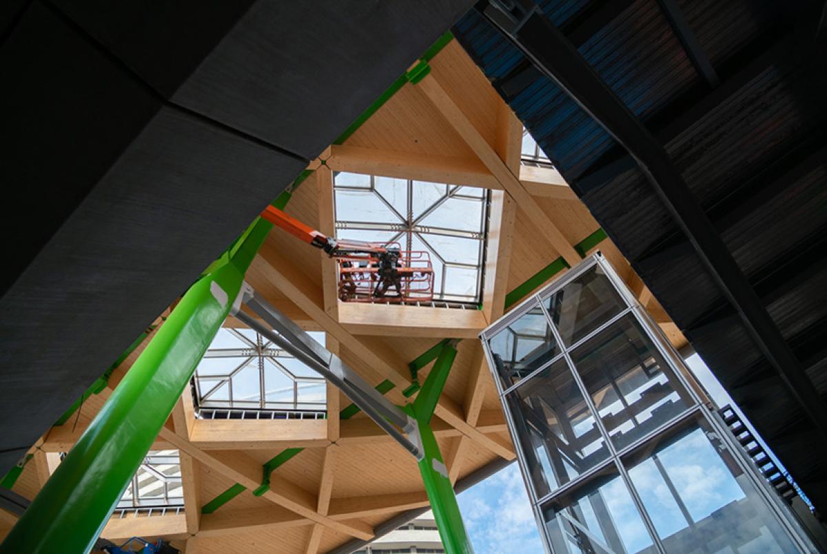 Finishing touches for Anzac Station canopy