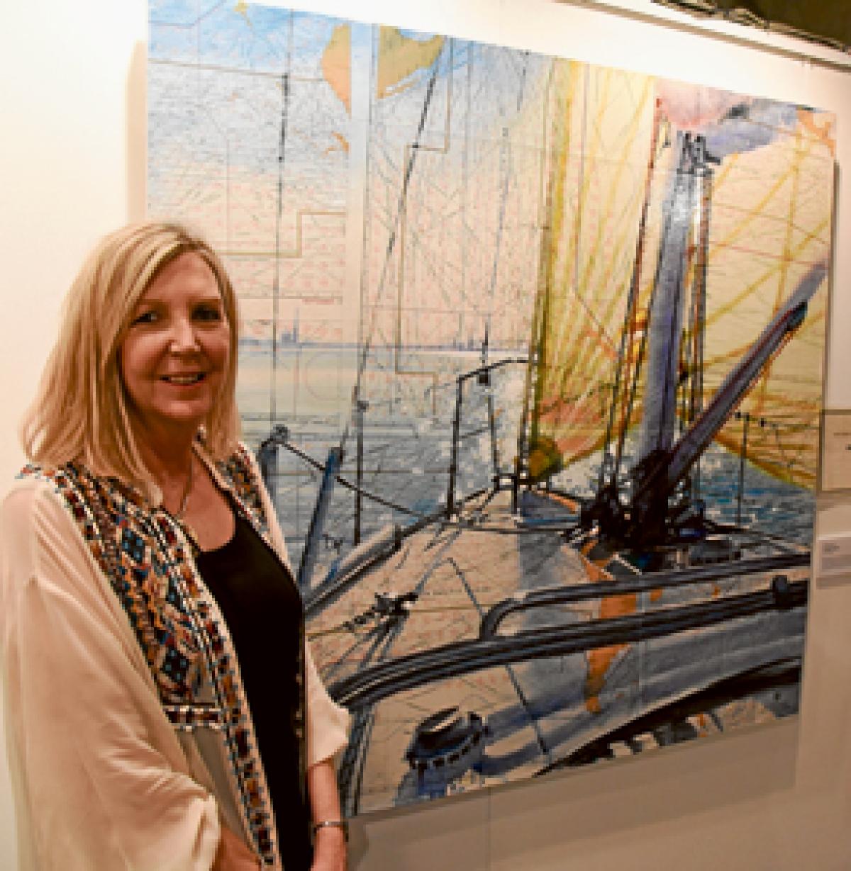 Artist is feeling good about her work