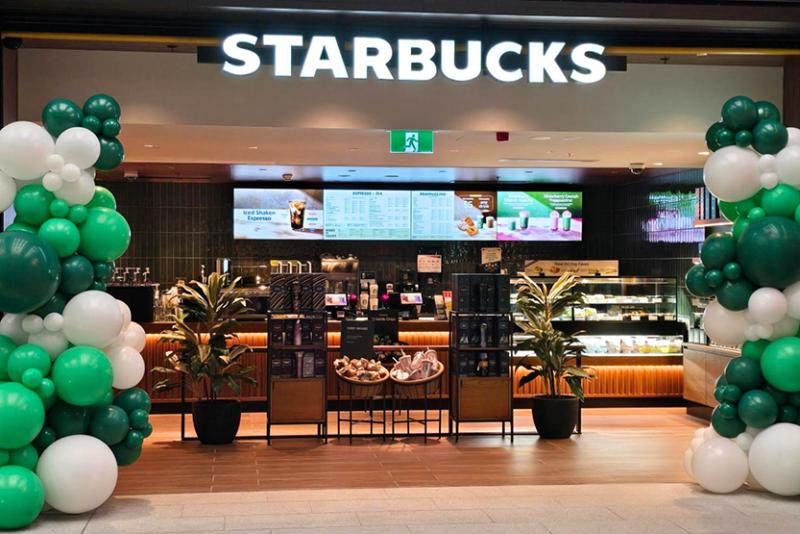 Starbucks opens first retail outlet at new Town Hall Station