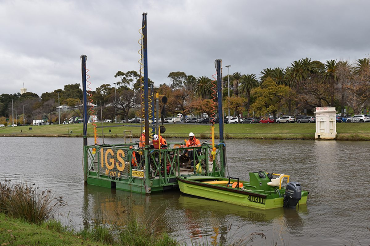 Council drills into Yarra for further Greenline clues