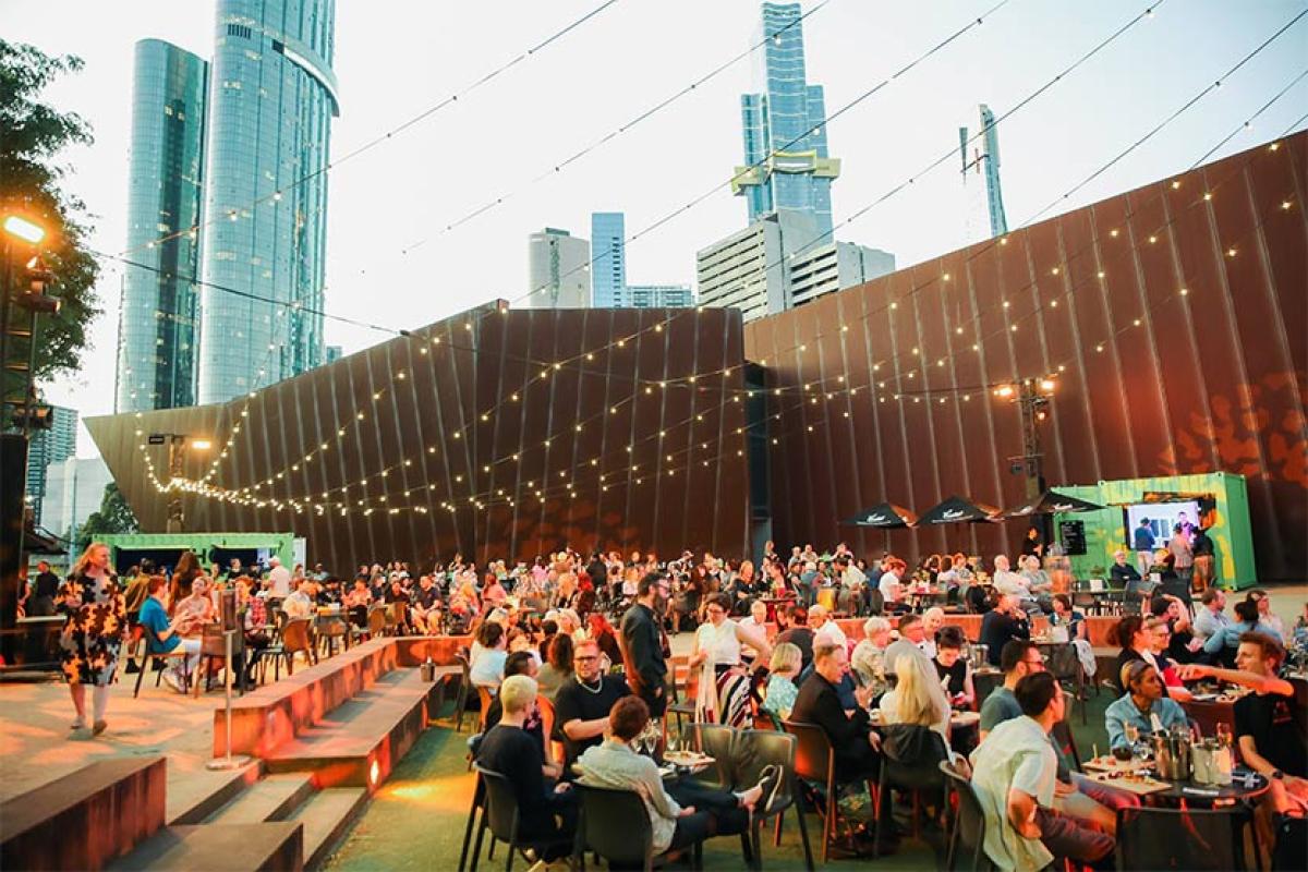 New-look outdoor stage returns for summer at the Malthouse Theatre