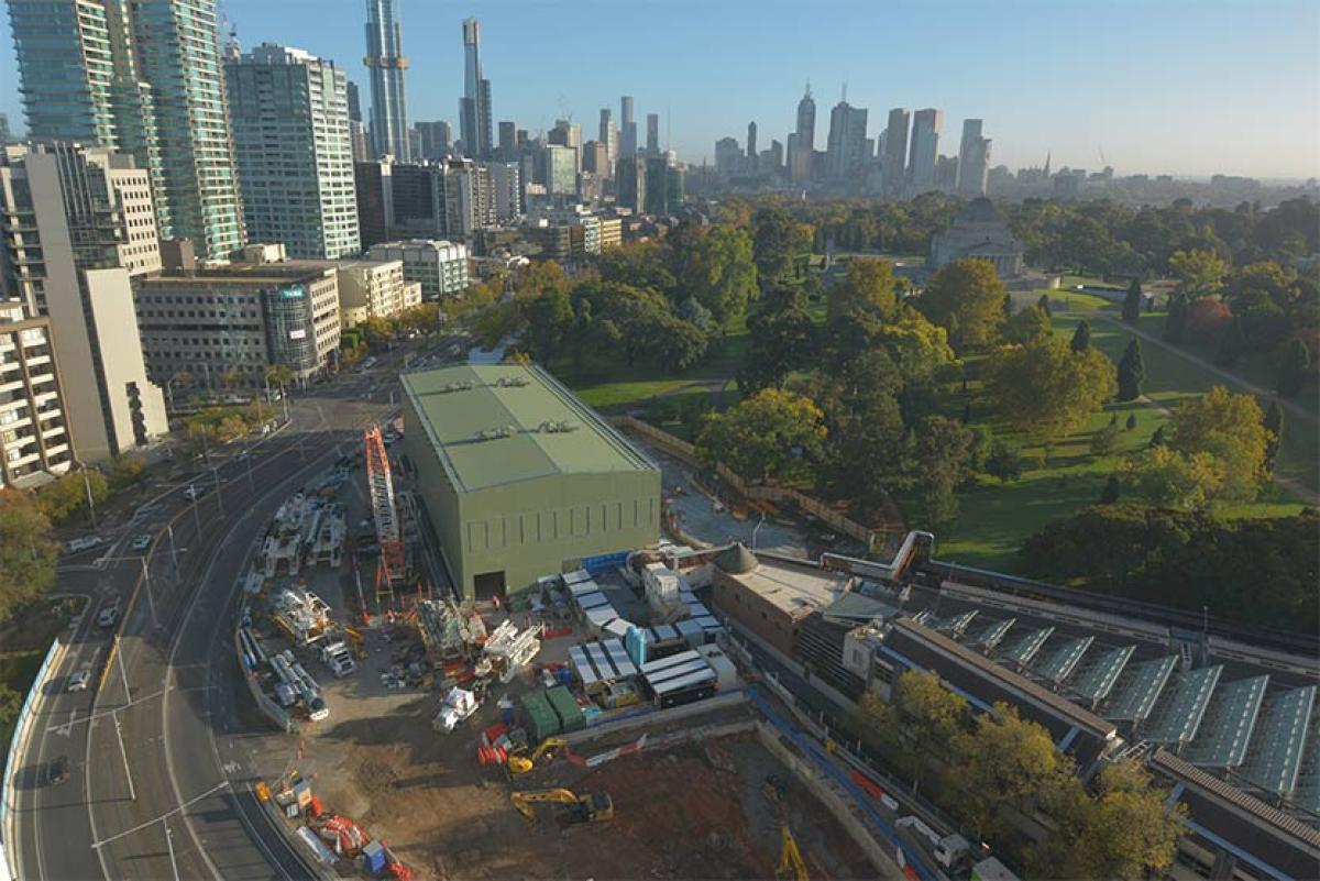 Two lanes for St Kilda Rd for the first time in six years