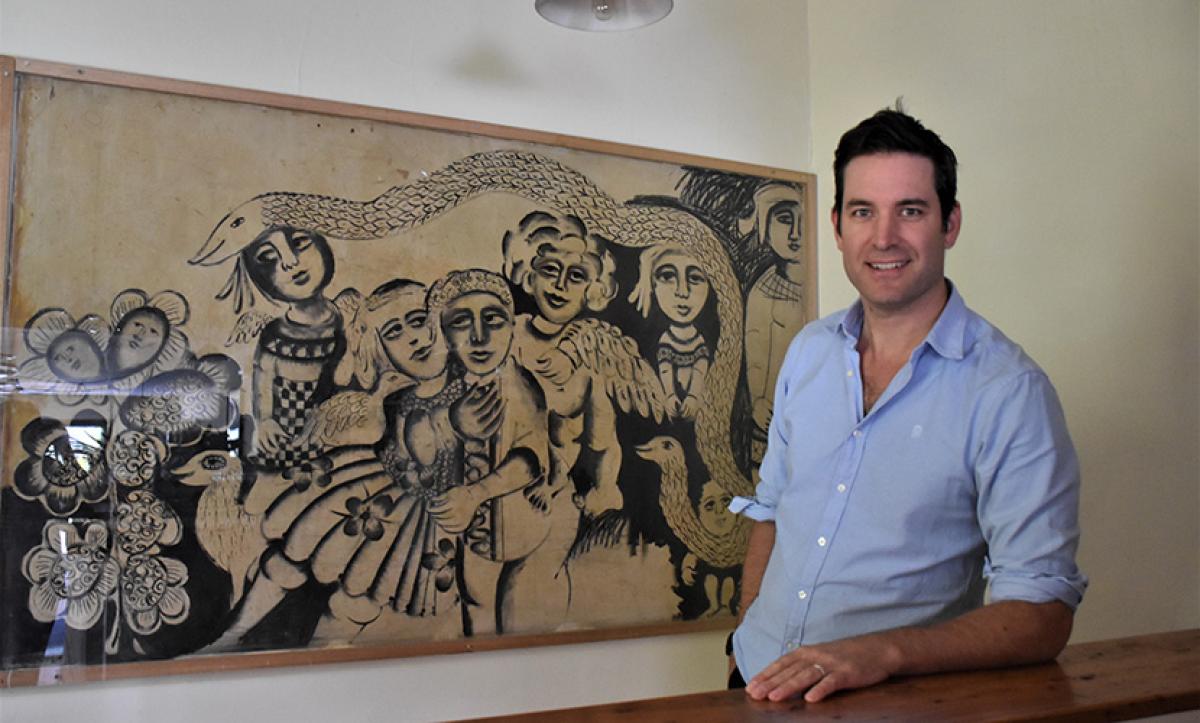 Mirka Mora mural features at local watering hole
