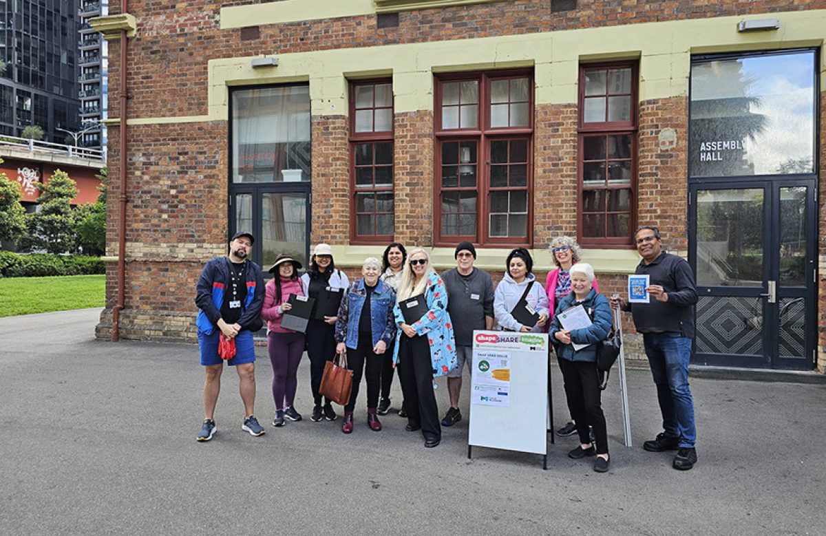 Croissants, coffee and graffiti spotting on Neighbour Day