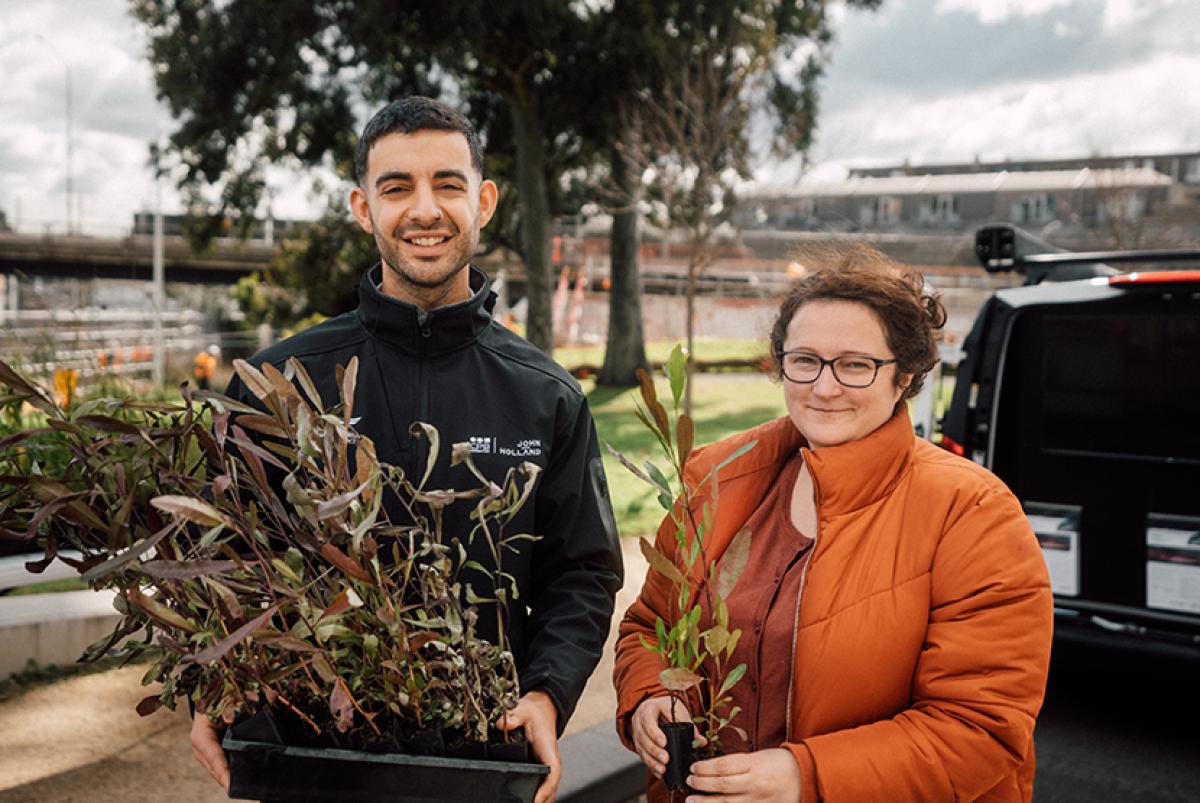 Plant giveaway for residents impacted by West Gate Tunnel works