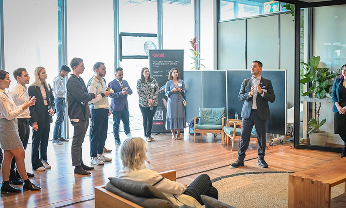 Business networking is back in person!