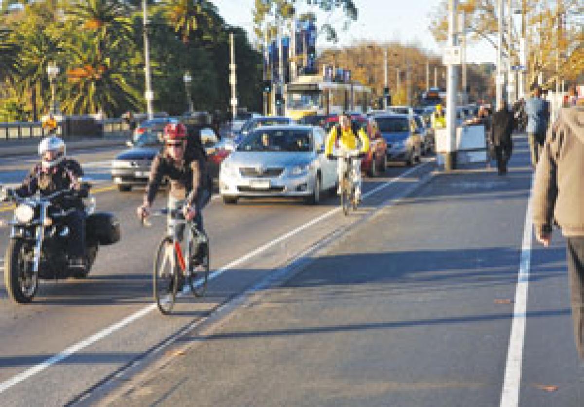 Designated bike lane unveiled