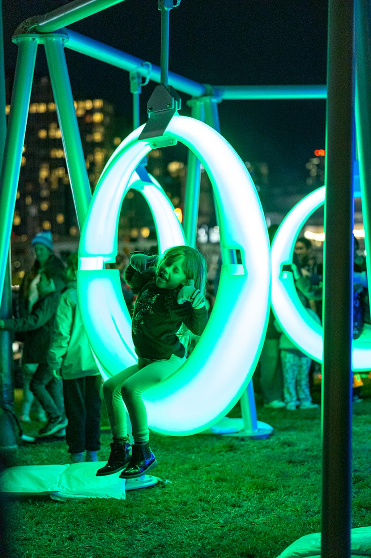 Record-breaking Firelight Festival lights up Docklands