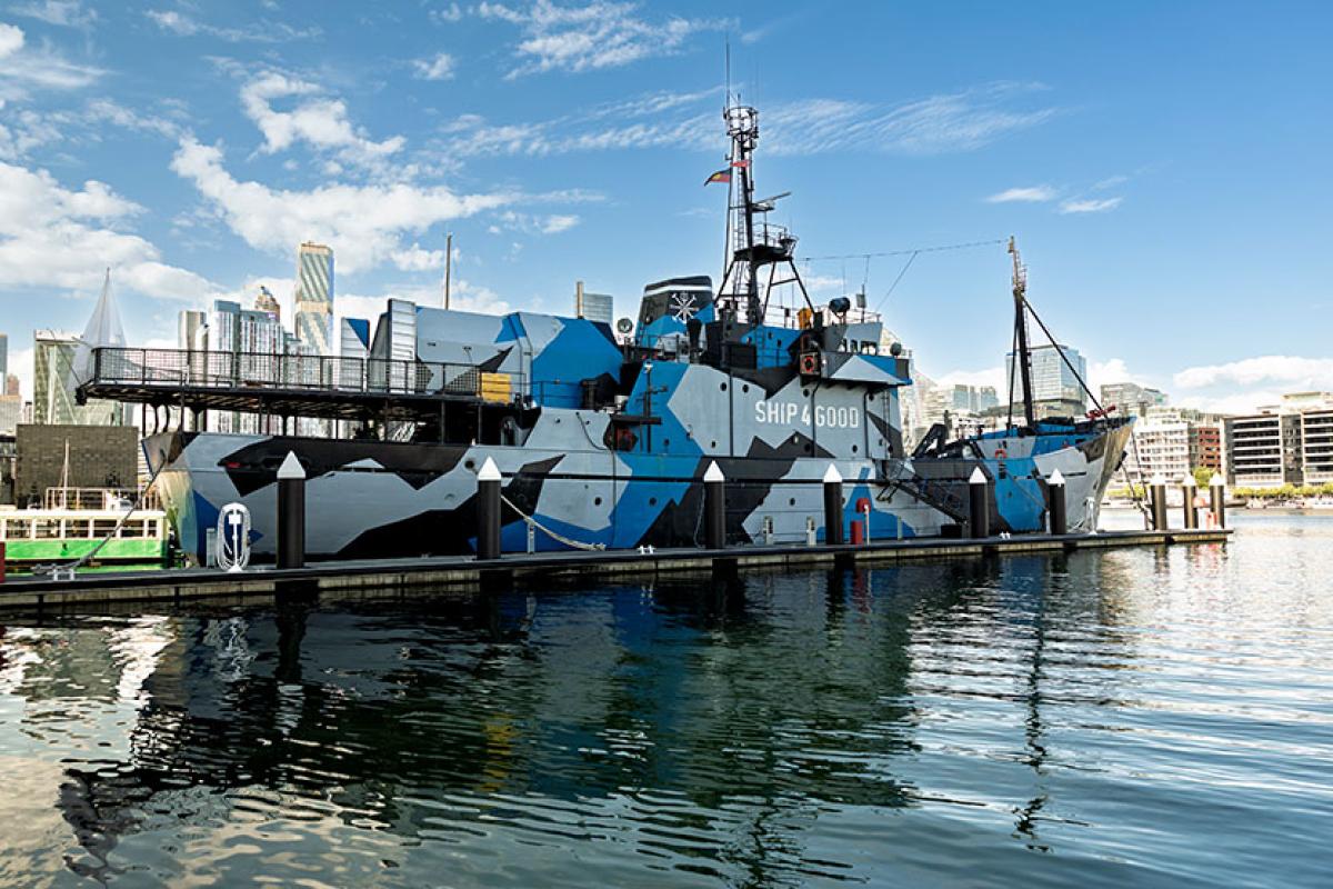 MV Steve Irwin returns to Docklands as Ship 4 Good brings new life to Victoria Harbour