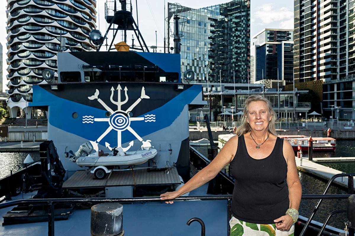MV Steve Irwin returns to Docklands as Ship 4 Good brings new life to Victoria Harbour