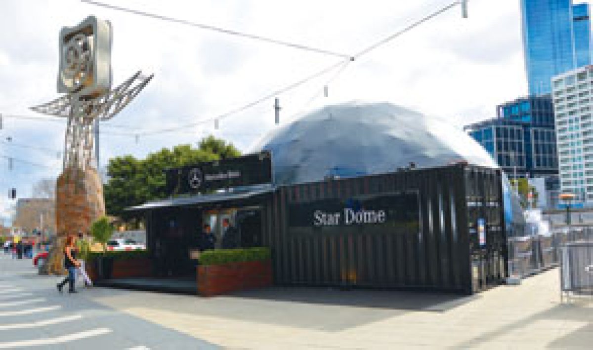 What’s the big black dome?